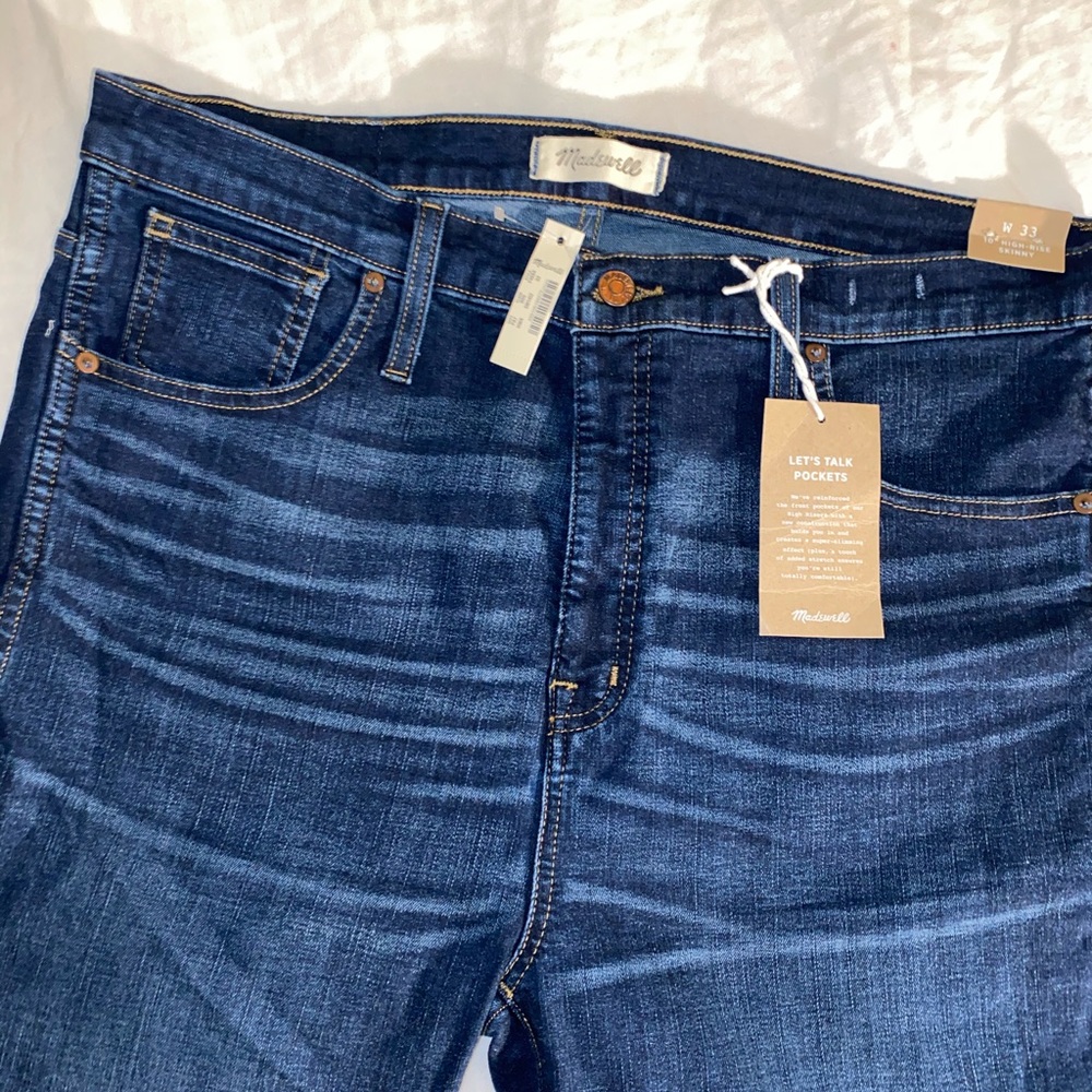 Madewell 10” High Rose Skinny